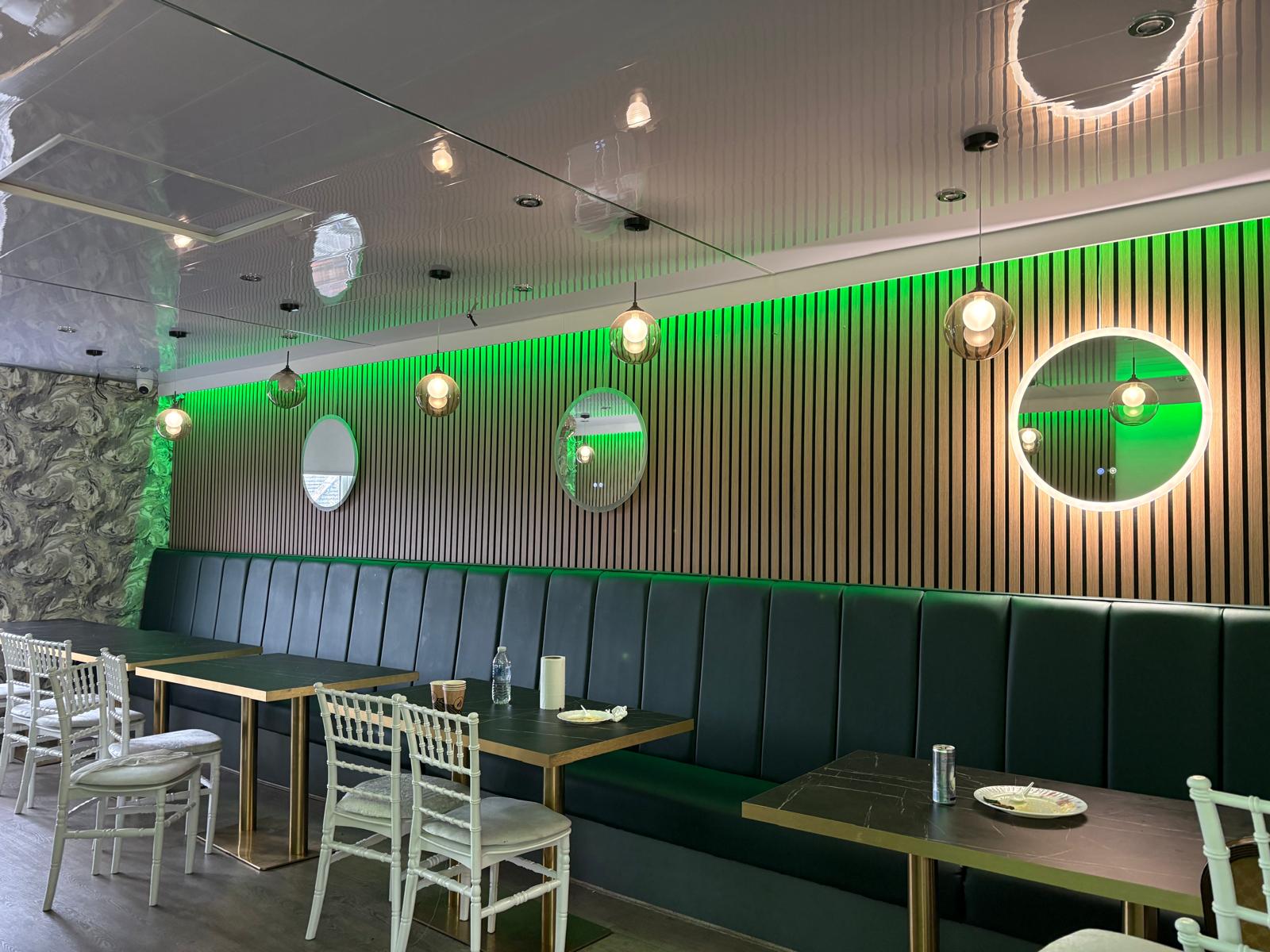 Upstairs dining at Ujan Vati